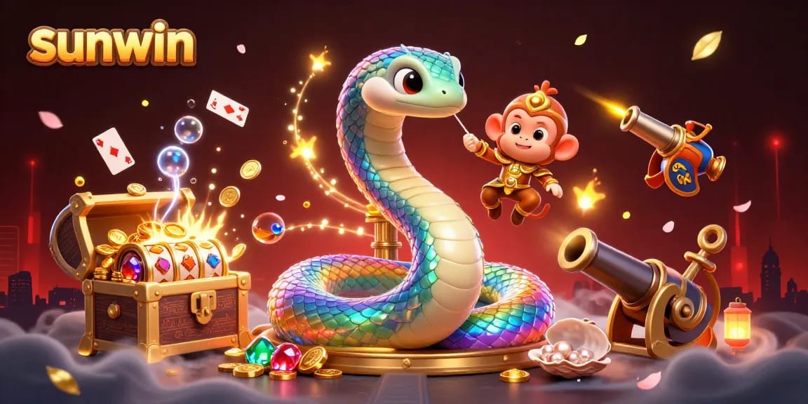 Explore vibrant gaming dynamics at sunwin with whimsical characters and rich casino elements.