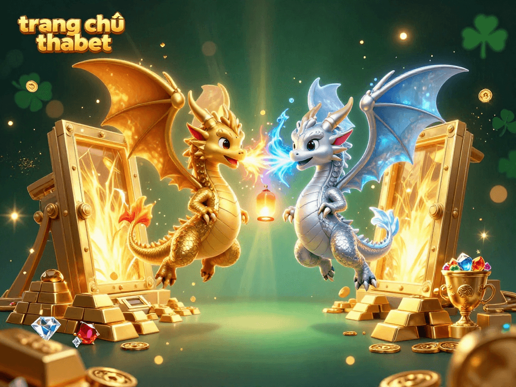 Engage with the thrilling atmosphere at trang chủ thabet showcasing dazzling dragons amid golden treasures.