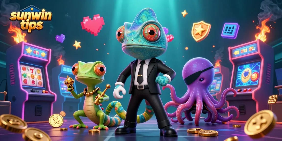 Experience sunwin tips in an action-packed chase through a colorful casino scene.