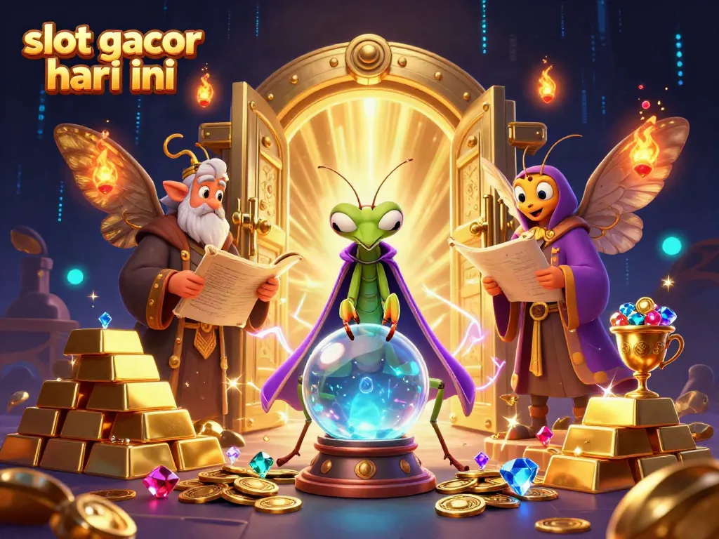 Experience magical thrills with slot gacor hari ini as vibrant characters unveil a treasure-filled realm.