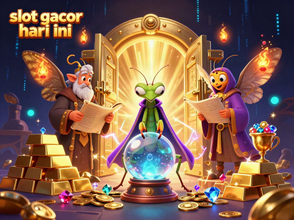 Experience magical thrills with slot gacor hari ini as vibrant characters unveil a treasure-filled realm.