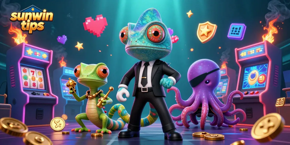 Experience sunwin tips in an action-packed chase through a colorful casino scene.