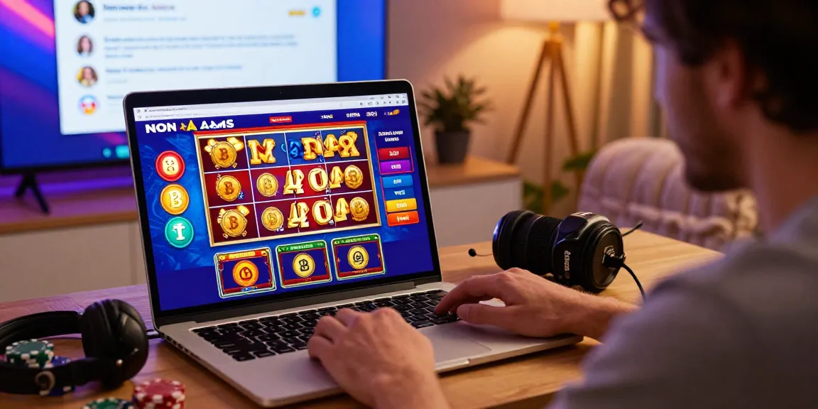Giocatore immerso in un'esperienza emozionante di casinò online non AAMS che mostra giochi vivaci e bonus.