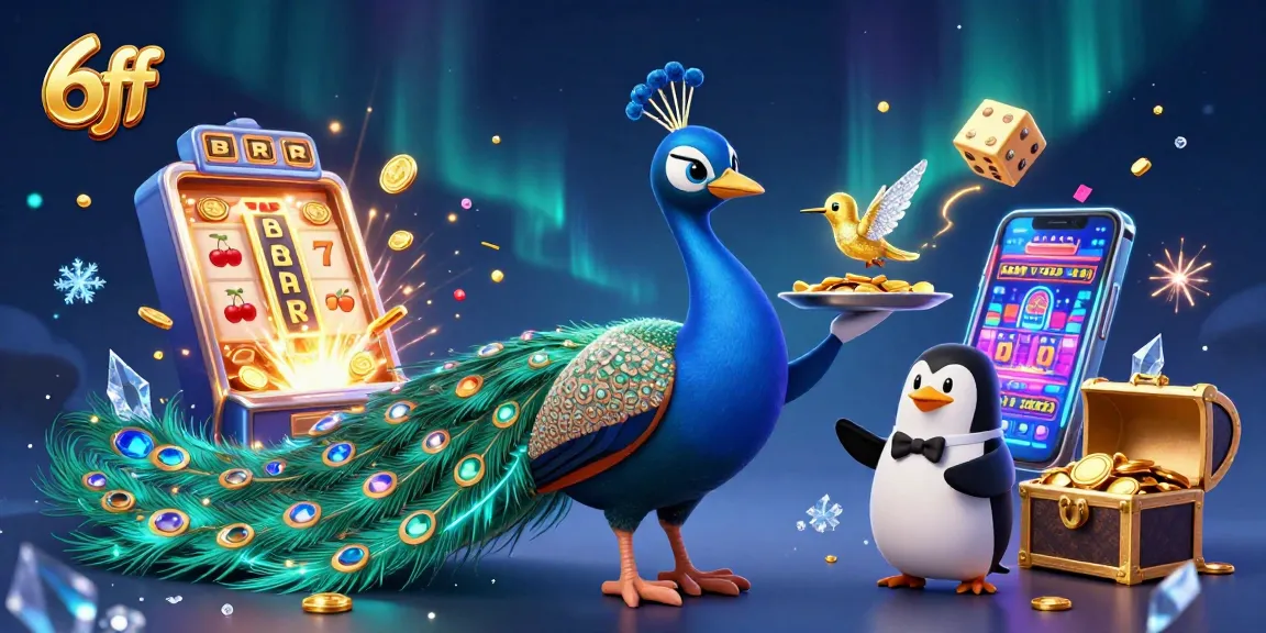 Experience thrilling wins with 6ff in an action-packed casino scene featuring colorful characters and dynamic game elements.