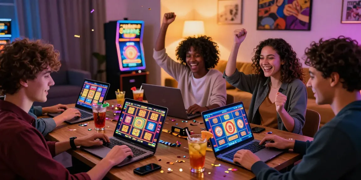 Friends enjoying paraguay solbet online betting experience together at home
