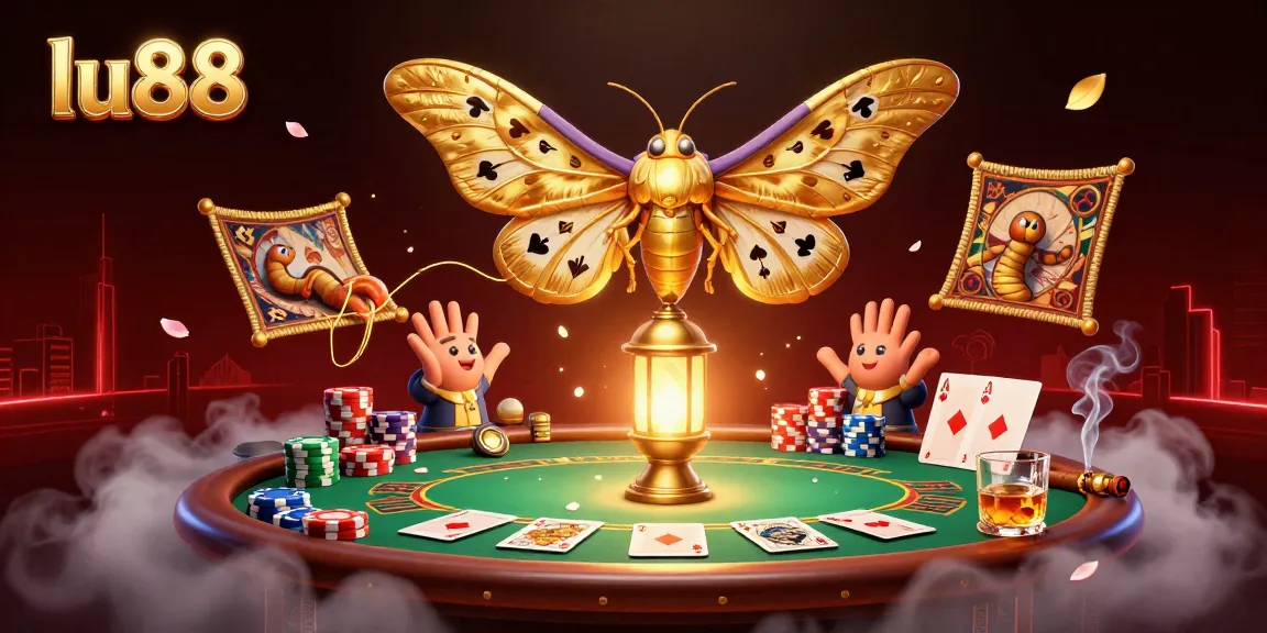 Engage in thrilling casino experiences with lu88 featuring vibrant poker scenes and dazzling gold elements.
