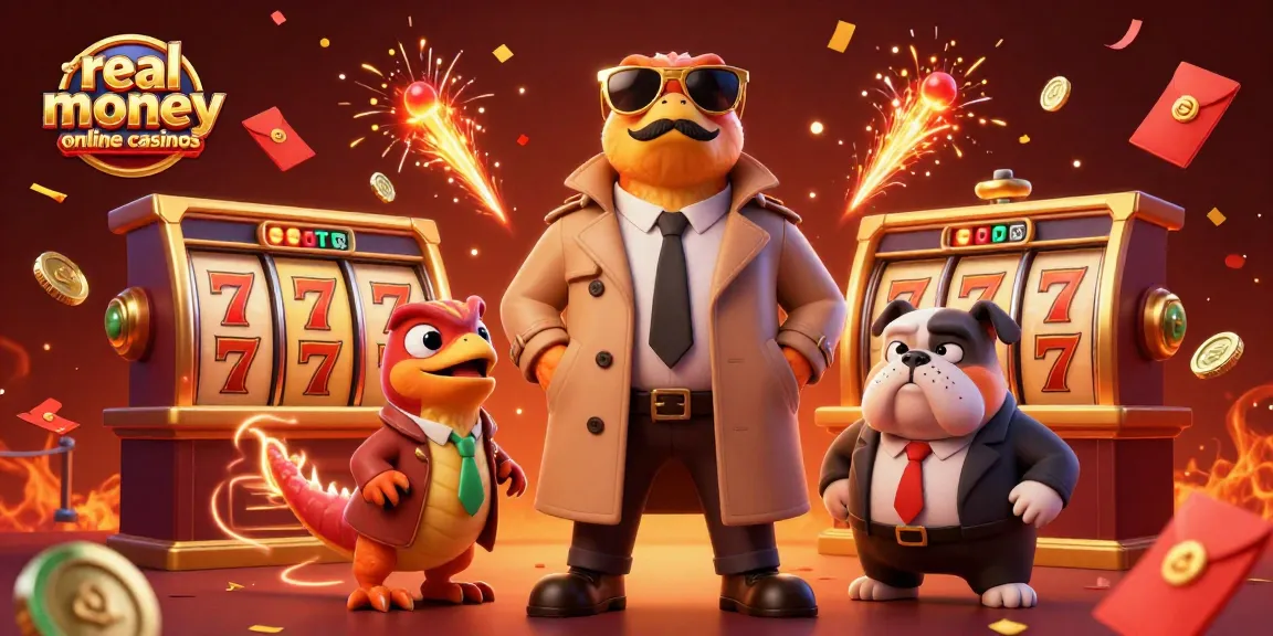 Experience thrilling action at real money online casinos with raptors disguised in a trench coat.